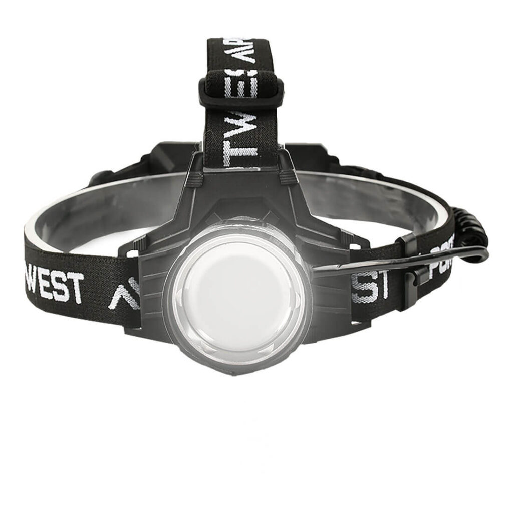 Lampe frontale focalisante haute puissance