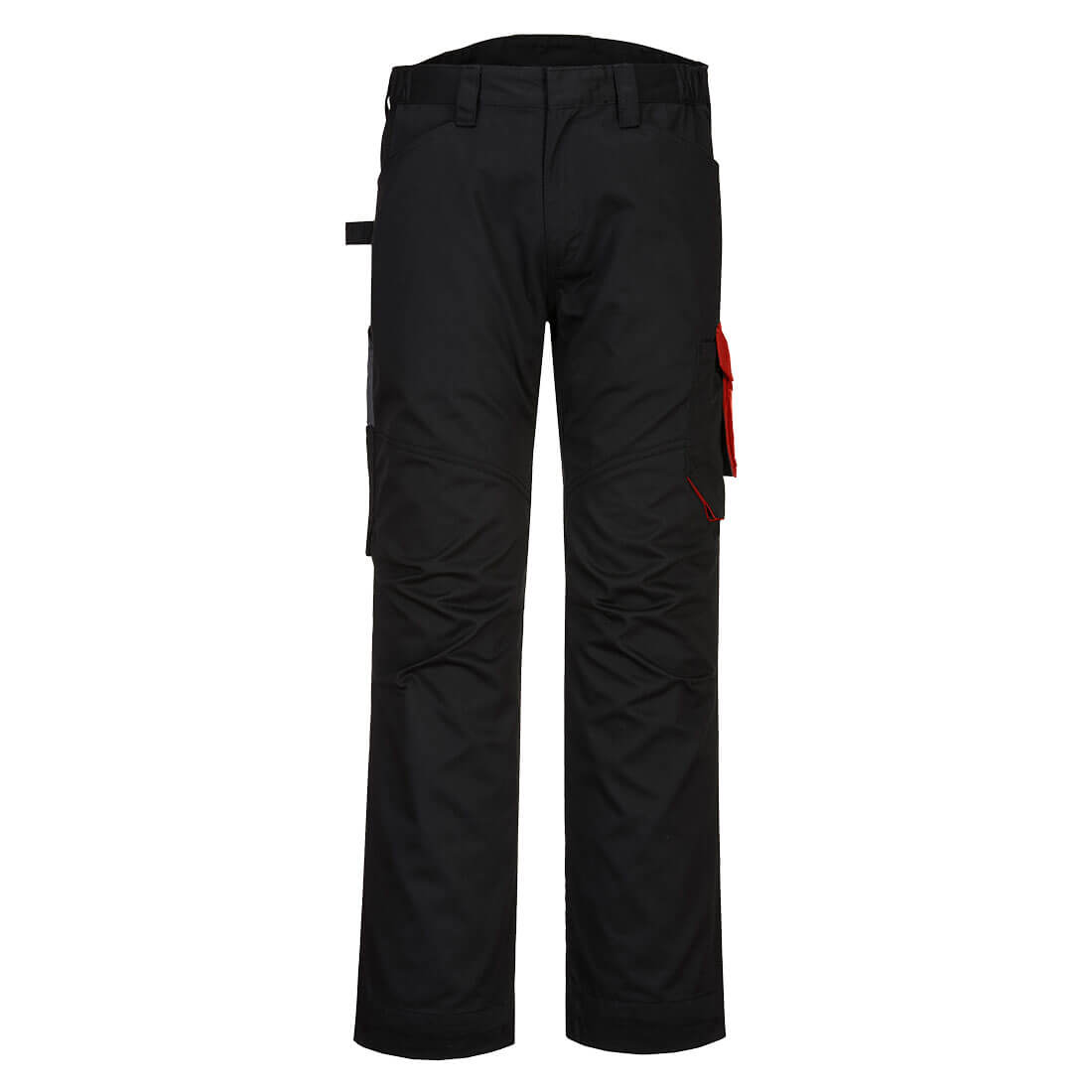 PW240BDR Pantalon de travail PW2 Noir/Rouge Pantalon de travail PW2