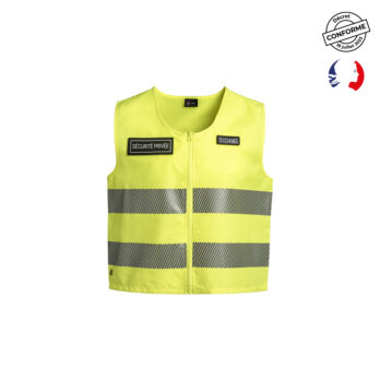 GILET SANS MANCHES SÉCU-ONE HV-TAPE JAUNE - XS/S