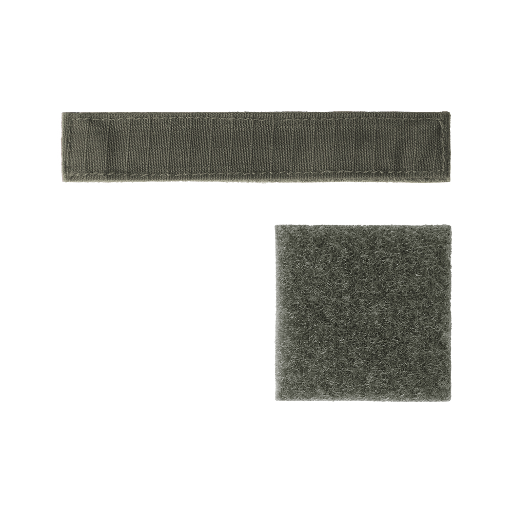 Lot de velcros bande patronymique + grade FIGHTER vert olive