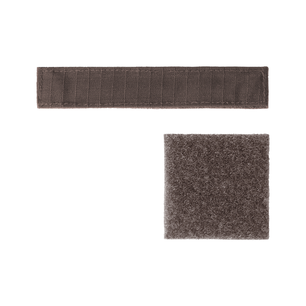 Lot de velcros bande patronymique + grade FIGHTER brun Terre de France