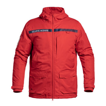 PARKA HARDSHELL SÉCU-ONE WF 150 SÉCURITÉ INCENDIE ROUGE - XS