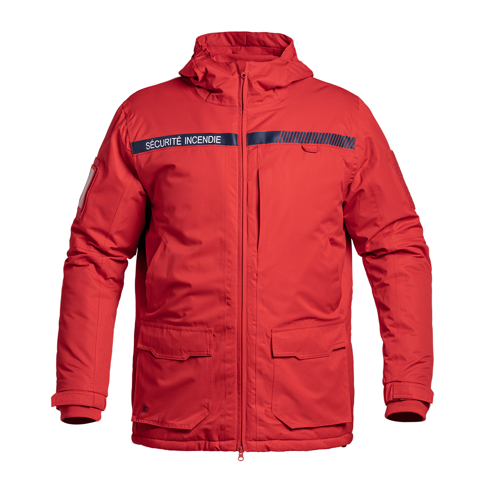 PARKA HARDSHELL SÉCU-ONE WF 150 SÉCURITÉ INCENDIE ROUGE - XS