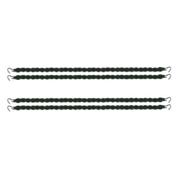 Élastiques bas de pantalon (2 paires) - noir