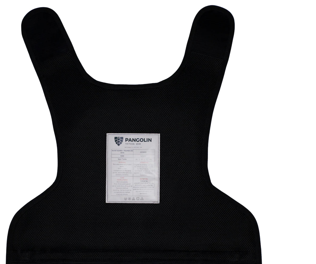 gilet pare balles interieur 2 436704 1 Gilet pare-balles Police NIJ 3A CENTRVEST™ Gilet pare-balles Police NIJ 3A CENTRVEST™