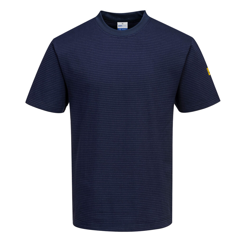 Portwest Blouse Antistatique ESD AS10 – Taille S, Protection Électrostatique, Poche Téléphone