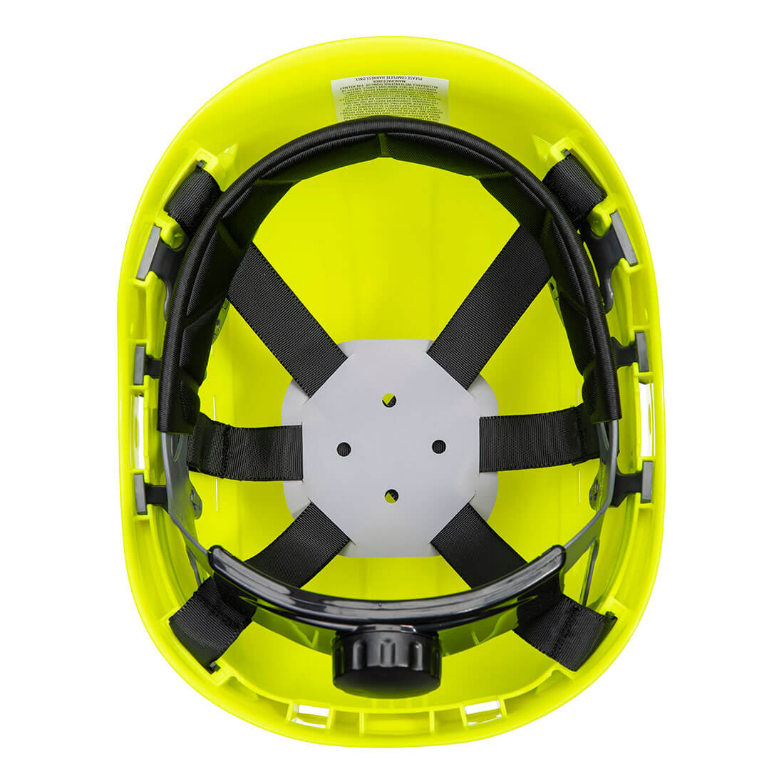 PS63YER R Casque Travaux en hauteur Endurance ventilé Jaune Casque Travaux en hauteur