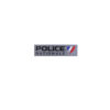 Bandeau d'identification Police Nationale Rétro-réfléchissant fond gris