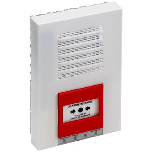 Type 4 Planète - Alarme incendie - 1 boucle avec DM - ultra fin - IP20
