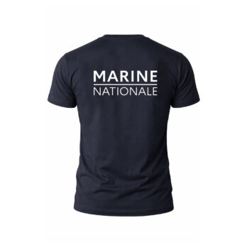 T-shirt Marine Nationale manches courtes
