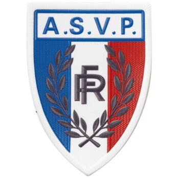 Écusson plastique RF monté sur velcro - Plusieurs motifs disponibles