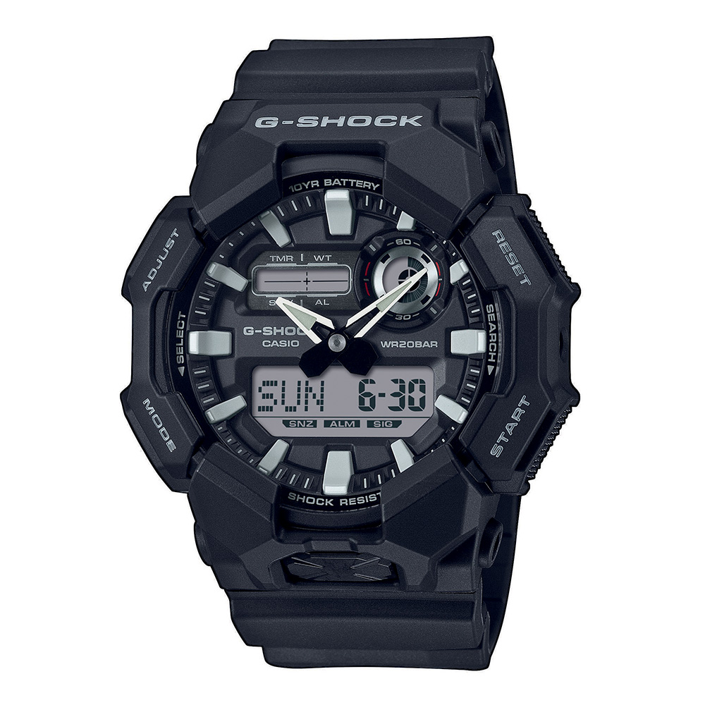 Montre G-Shock GA-010 noir/gris béton