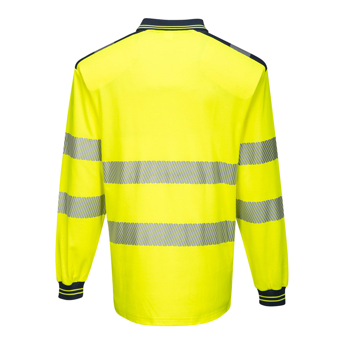 17 1 PW3 Polo Haute Visibilité ML Jaune/Marine PW3 Polo Haute Visibilité ML Jaune/Marine – Image 2