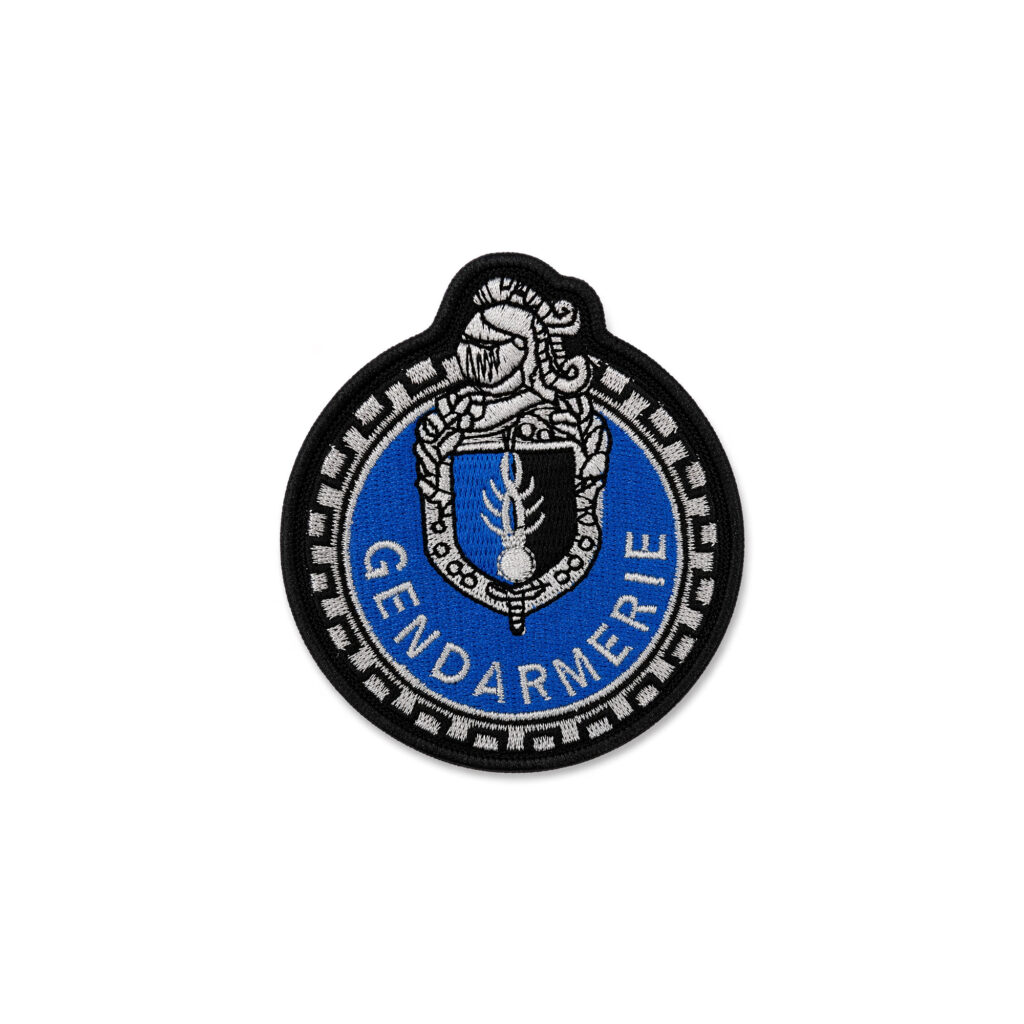 Ecusson Unités Motorisées de la Gendarmerie Départementale - rond