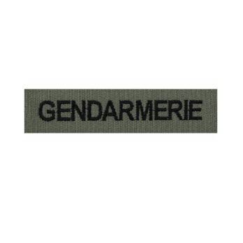 Bande Gendarmerie brodée