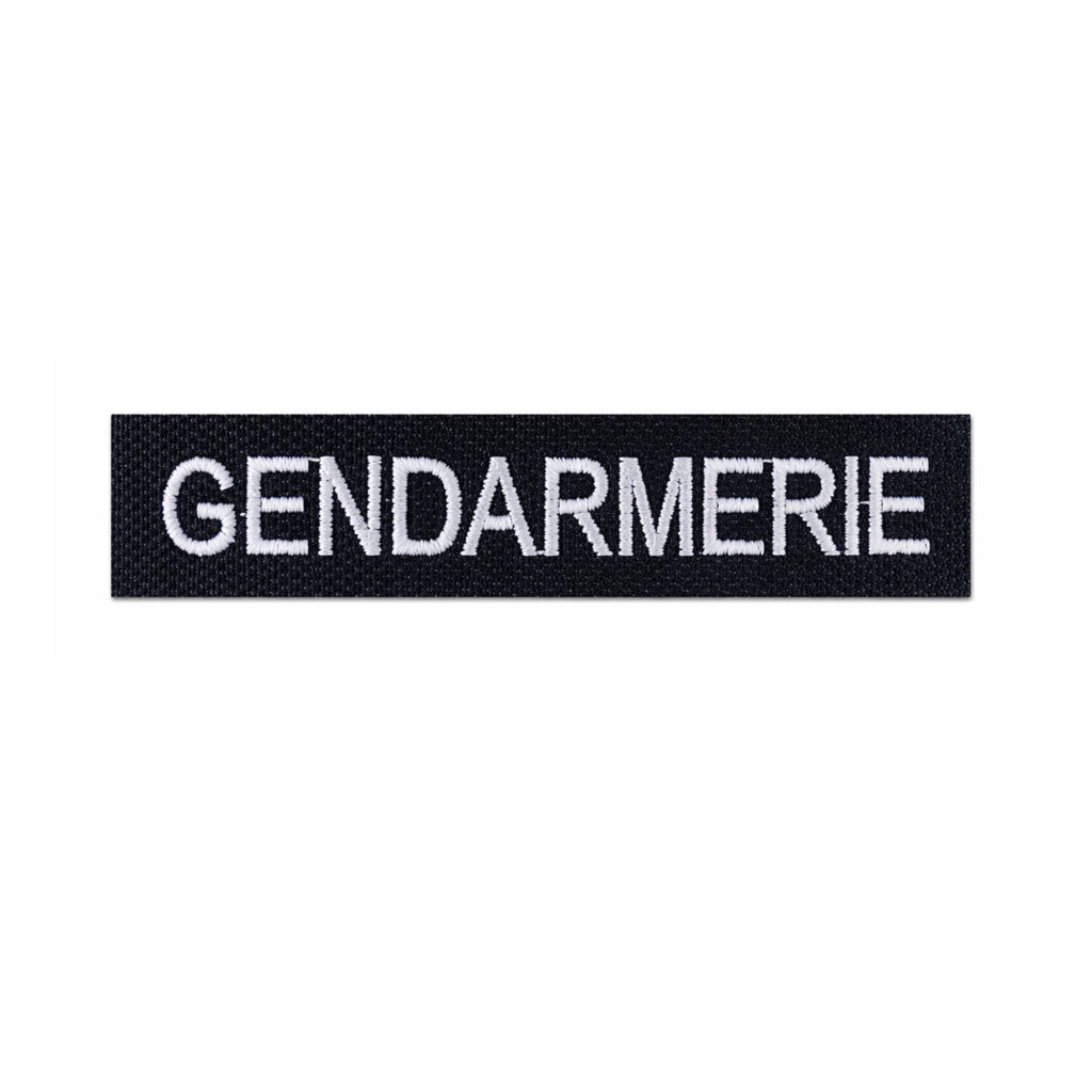 Bande Gendarmerie brodée