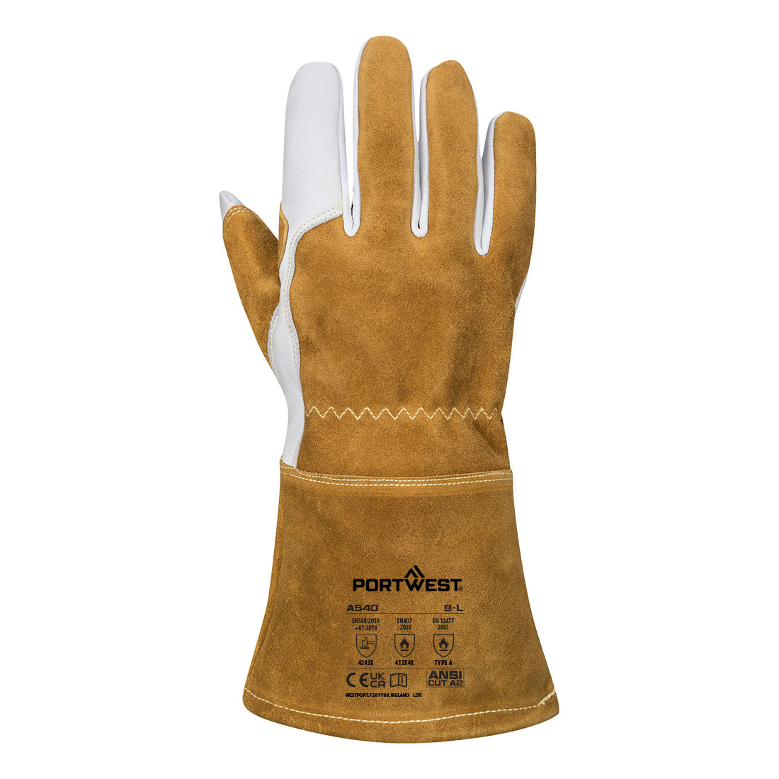 A540BRR R Gant soudage Ultra Brun Gant soudage Ultra Brun – Image 2