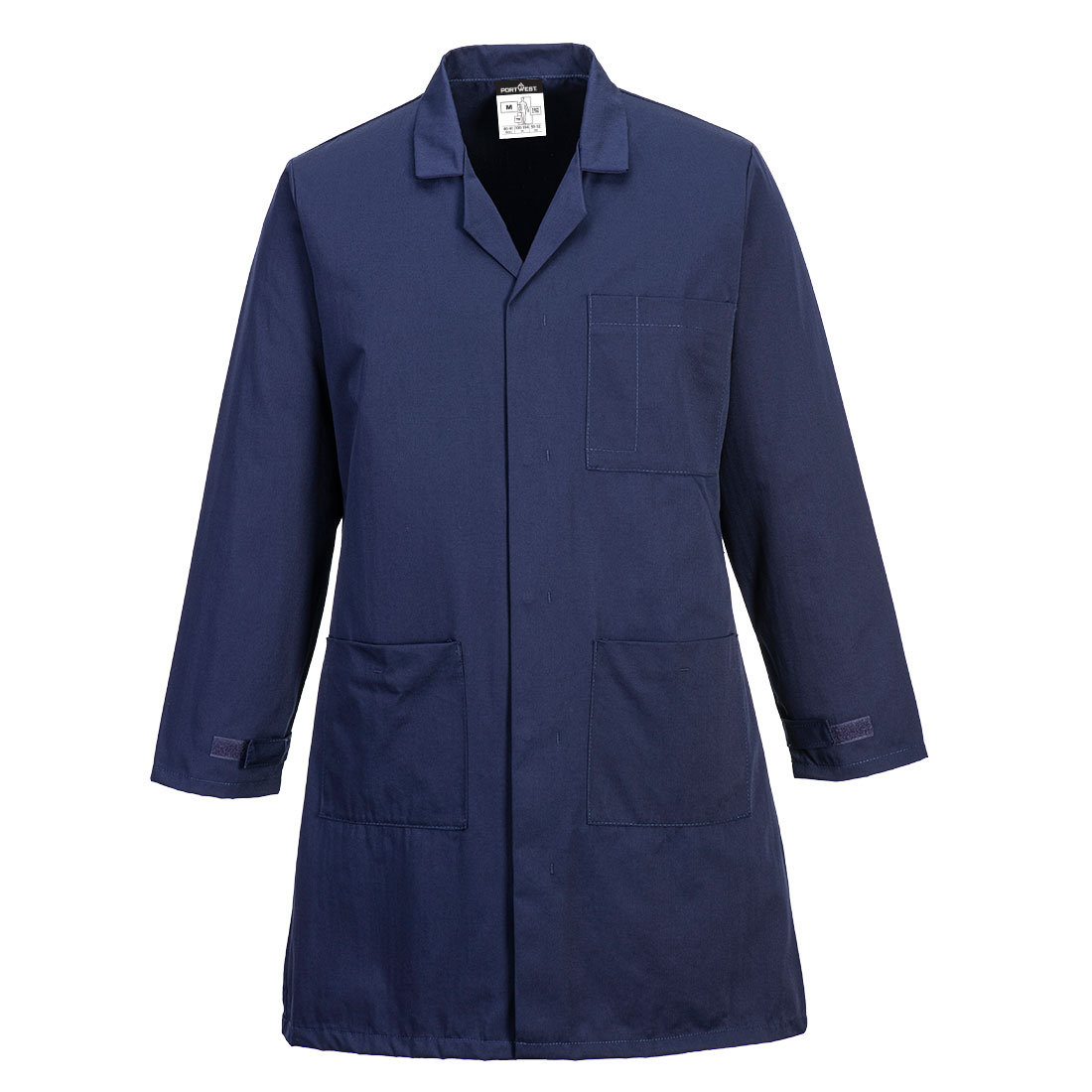 AS10NAR Blouse Antistatique ESD Marine Blouse Antistatique ESD Marine