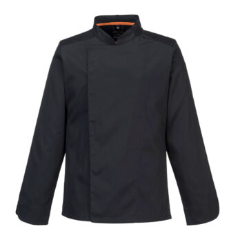 Veste de cuisine manches longues Stretch Mesh Air Pro Noir