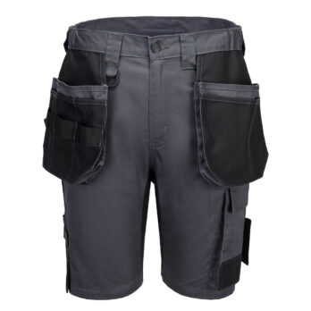 Short de Travail WX2 Eco Craft Holster Gris Métal