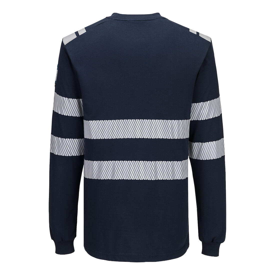 FR732NVR R Tee shirt ML Modaflame PW3 HV Marine Tee shirt ML Modaflame PW3 HV Marine – Image 2