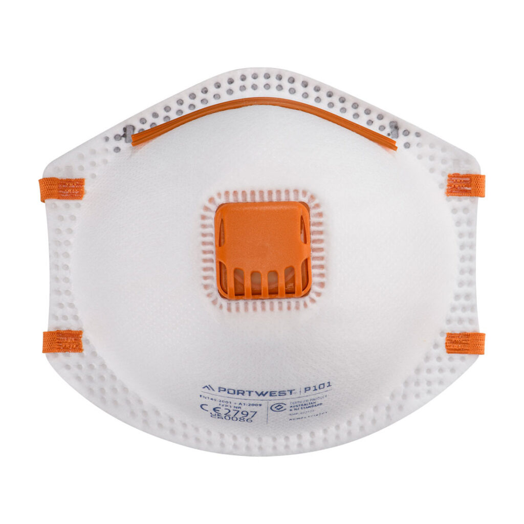 Masque poussières à valve FFP1 (Pk10) Blanc