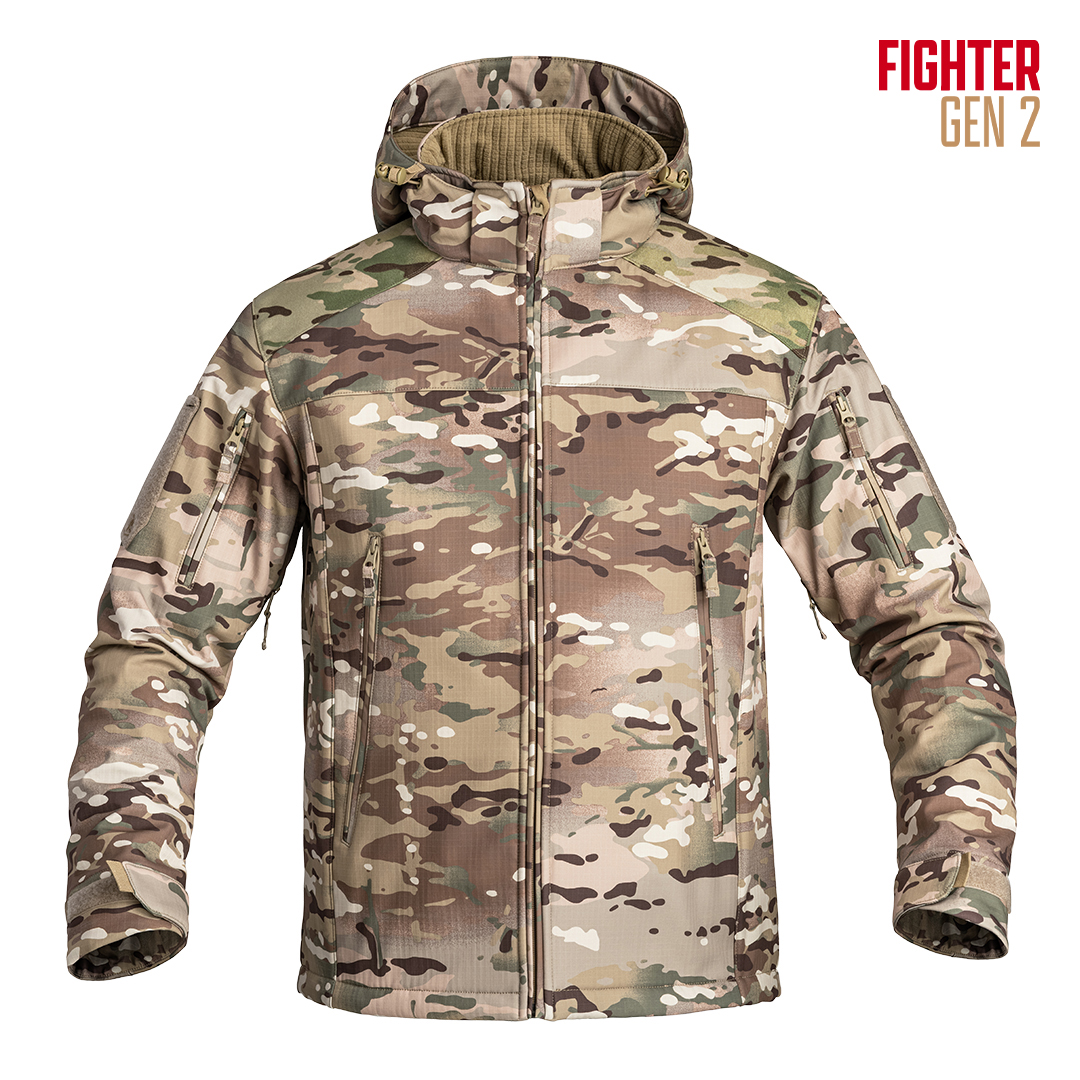 01.201617v1 Veste softshell V2 FIGHTER GEN 2 MultiCam® VESTE SOFTSHELL V2 FIGHTER GEN 2 MULTICAM® - XS