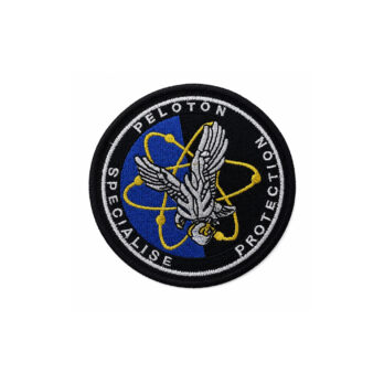 Ecusson rond brodé Peloton Spécialisé Protection Gendarmerie