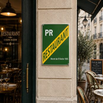 Panneau LICENCE PETIT RESTAURANT