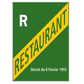Panneau LICENCE RESTAURANT