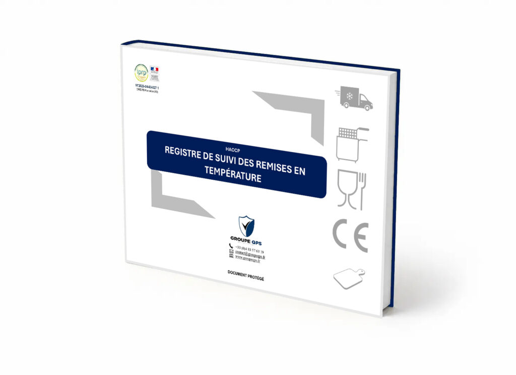 Registre de suivi des remises en températures - HACCP
